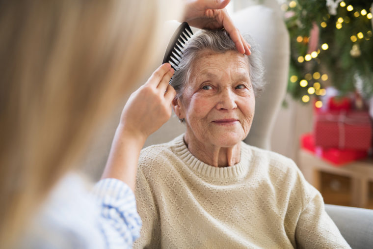 hair care at our senior living Michigan locations